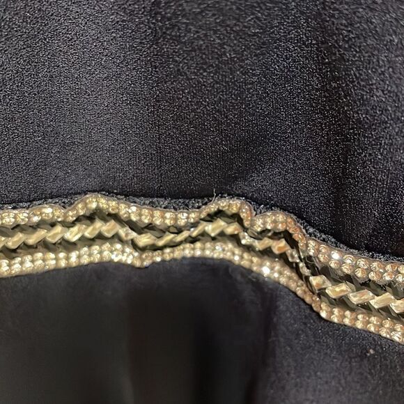 Emerald Sundae woman’s dark navy blue dress with embellished diamonds - Picture 16 of 16